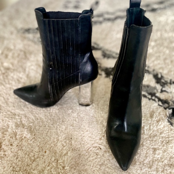 POSTER GRL | Ankle Boots with Mirror Heel - 8 - Picture 3 of 7